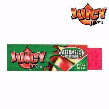 0004687 juicy jays 1 14 size watermelon flavored rolling papers 360