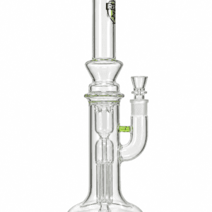 RPS lime green tree percolator glass water pipe
