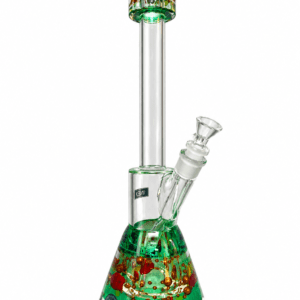INEX green decorative beaker glass water pipe