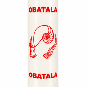 Obatala Orisha candle