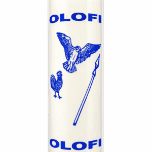 Olofi Orisha candle